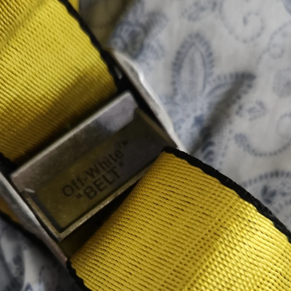 Off-White Black Bag with Yellow Strap - Picture 2 of 11